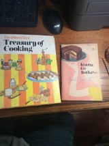 2 vintage cookbooks , Treasury Of Cooking And Learn To Bake - £20.58 GBP