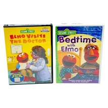 Elmo Sesame Street DVD Lot 2 Bedtime with Elmo &amp; Elmo Visits Doctor New - $24.70