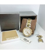 Michael Kors MK5626 Parker Two Tone Gold Silver Chronograph Women&#39;s Watch - £118.43 GBP