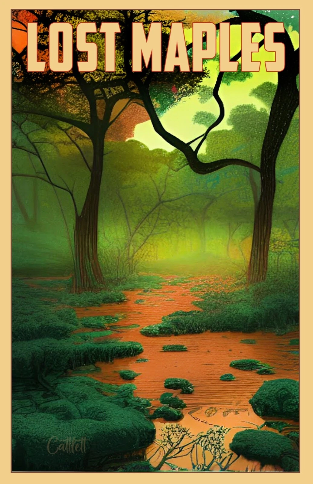 Lost Maples State Recreation Area Texas Art Travel Poster (11x17 Signed!!!) - $31.74