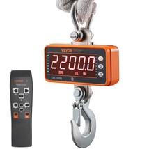 VEVOR Digital Crane Scale, 2200 lbs/1000 kg, Industrial Heavy Duty Hanging Scale - $2,273.24 MXN