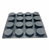 3/16&quot; Thick x 7/16&quot; Wide Round Stick on Rubber Feet Adhesive Bumpers She... - £9.98 GBP