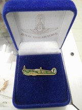 AVIATION AIRPLANE TIE PIN COLOR IN VELVET BOX RTAF - £13.97 GBP