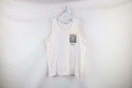 Vintage 90s Streetwear Mens Large Spell Out Sea World Dolphin Tank Top T-Shirt - £34.91 GBP