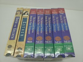 The Animated Stories From The New Testament VHS Nest Lot of 7 VHS.  Sealed. - $12.50