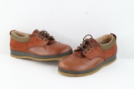 Vintage Zodiac Rocks USA Womens Size 9 Outdoor Hiking Leather Shoes Brown USA - £35.68 GBP