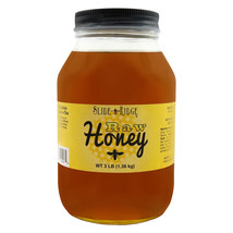 Slide Ridge Raw Honey 3lbs Glass Jar. All Natural &amp; Unfiltered - £23.73 GBP+