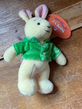 Music Friends Professor J.S. Bunny Yellow Plush w Green Jacket Small Stuffed Ani - £9.17 GBP