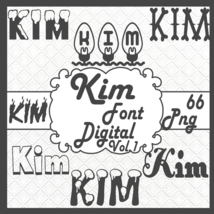 Kim Font Digital Vol.1 - $1.99