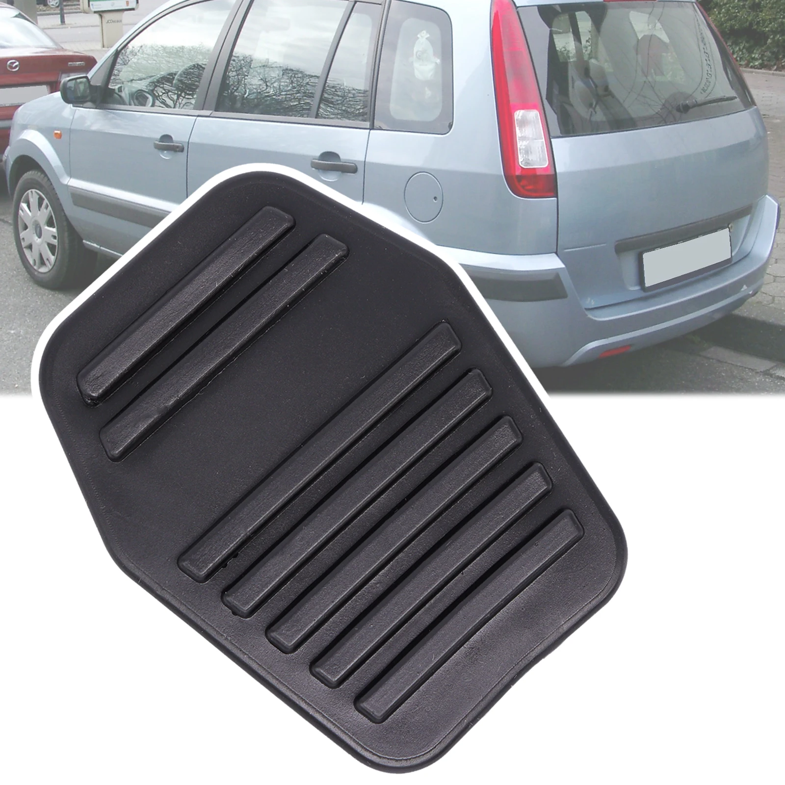 Rubber Brake Clutch Foot Pedal Pad Cover Replacement For Ford Fusion JU ... - $12.24+