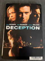 Deception  BLOCKBUSTER VIDEO BACKER CARD 5.5&quot;X8&quot; NO MOVIE - $14.50