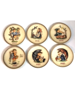 Lot of 6 Vintage MJ Hummel Goebel German Annual Plates 1977-1982 7.5&quot; Di... - $726.24 MXN