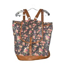 Madden Girl Floral Sequins Faux-Leather Trim Backpack 13&quot; x  6.75&quot; x 15&quot; - $14.84