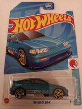 Hot Wheels 2023 #148 Aqua Blue 88 Honda CR-X HW J-Imports Series 10 / 10... - £9.40 GBP