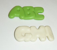 Fisher Price Alphabet Soup Fun with Food Noodles Letters ABC GHI Vintage 1987 - £5.43 GBP