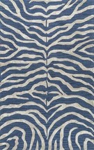 Blue LOOP-CUT Hand Tufted Rug,Modern Rugs,Kids Rug,Custom Rugs,Multi Color Rugs. - £254.19 GBP