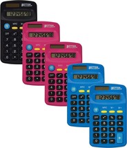 Better Office Products, Pocket Size Mini Calculators, 5 Pack, Angled Handheld - £25.91 GBP