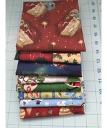 Fat Quarter Bundles - Christmas Patterns - Cotton Fabric - £14.97 GBP