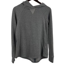 North Face Grey Hooded Sweatshirt Zip Back Size Small - £12.68 GBP