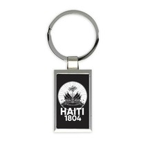 Haiti 1804 Coat of Arms : Gift Keychain Haitian Pride Independence National Symb - £6.38 GBP