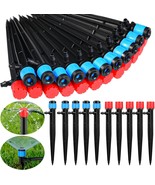120 Pcs Drip Irrigation Emitters For 1/4&#39;&#39; Drip Irrigation Tubing 60 Irr... - $38.99