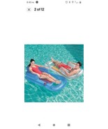 Lounge Inflatable Pool Float H2OGO! Designer Fashion Colors May Vary 63.... - £13.85 GBP