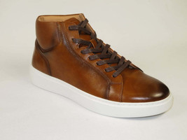 Men&#39;s Santino Luciano Ankle High Top Comfort Sneaker Dress Boot S-2452 Cognac - £55.93 GBP