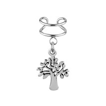 Tree of Life Pendant 925 Sterling Silver Ear Cuff - £10.62 GBP