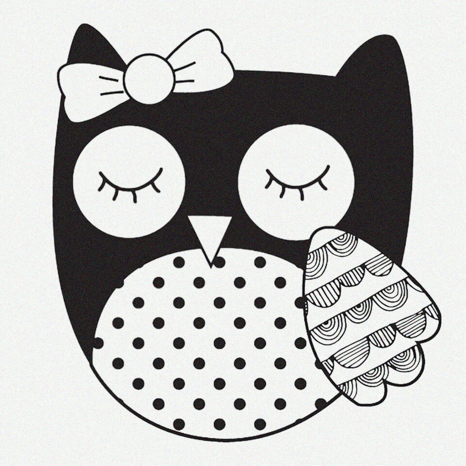 Multicolor Owl with Bow Hot Fudge Mounted Rubber Stamp, 2&quot; x 2.5&quot; - $27.67