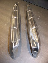 1959 PLYMOUTH SPORT FURY QUARTER PANEL FIN END TRIM PAIR OEM BELVEDERE S... - $179.99