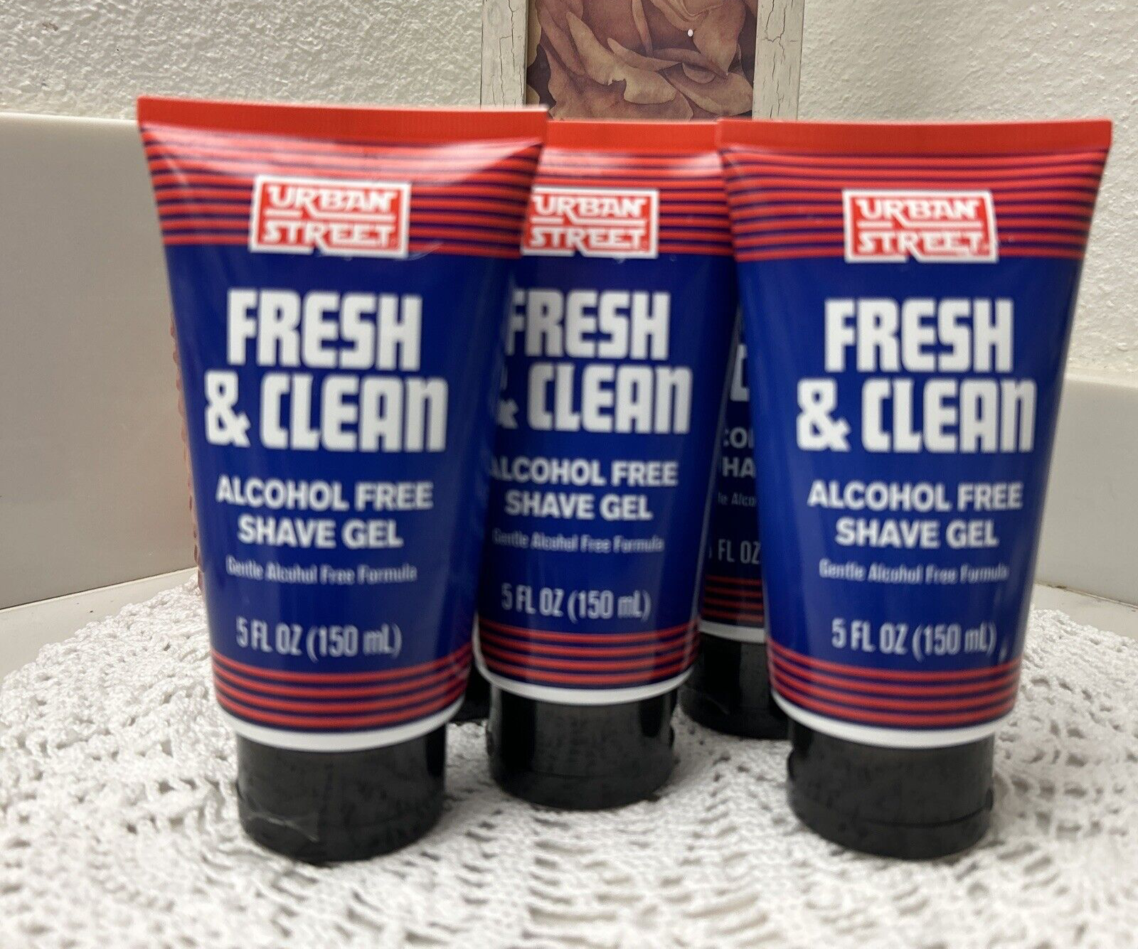 Primary image for (5) Urban Street Fresh And Clean Shave Gel 5oz-NEW!