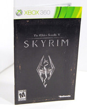 Instruction Manual Only The Golden Scrolls 5 Skyrim 2011 XBOX 360 No Game - £5.85 GBP