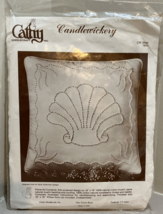 Candlewicking Pillow Cathy Needlecraft Candlewickery CW #7811 Shell NEW - $9.87