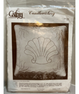 Candlewicking Pillow Cathy Needlecraft Candlewickery CW #7811 Shell NEW - £7.72 GBP