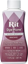 Rit DyeMore Synthetic Fiber Fabric Dye, Plum Berry - $19.57