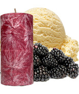 Black Raspberry Vanilla Scented Pillar Candle Choose Colour/Size Hand Cr... - $265.60 MXN+