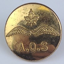 WW2 Canadian Air Observer School Buttons by Scully AOS vintage Hard To Find - £6.76 GBP
