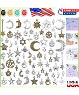 Celestial Mixed Charms Set - 100g Wholesale for DIY Necklace &amp; Bracelet ... - $245.43 MXN