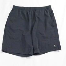Rhone Small x 7&quot; Black Drawstring Pockets Training Athletic Mens Shorts - $24.99