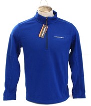Hawke &amp; Co. Blue 1/4 Zip Long Sleeve Pullover Shirt Men&#39;s M NWT - £56.61 GBP