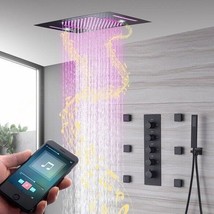 15&quot;x23” Cascada Serenity Luxury LED Music Shower System, 4-Function - $1,682.95+