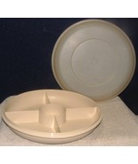Vintage Tupperware Divided  Vegetable Serving Tray W/ Lid 1708 - €6,91 EUR