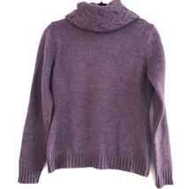 Luigi Baldo Small Purple Merino Wool Alpaca Cowl Neck Long Sleeve Sweate... - £25.73 GBP