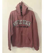 Myrtle Beach South Carolina Hoodie Large Pacific &amp; Co CottonPoly Blend R... - $230.34 MXN