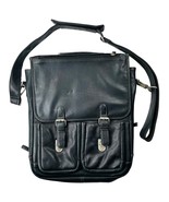 El Portal Leather Laptop Bag 16”x14” Briefcase VTG Business Organizer - £29.86 GBP