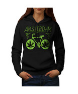 Amsterdam Weed Bike Rasta Sweatshirt Hoody Holland Flat Women Hoodie - £17.42 GBP