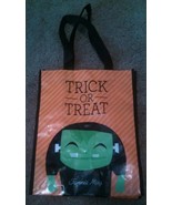 Fannie May Halloween Frankenstein Candy Trick or Treat Bag T-12&quot; X W-10&quot;... - $2.00