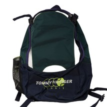 Vintage 1990s Y2K Tommy Hilfiger Spell Out Navy Green Tennis Sports Back... - €255,87 EUR