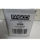 FASCO H230A Definite Purpose Contactor (2 Pole, 30A, 24 VAC) NEW - $19.80