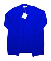 Diane Von Furstenberg Cobalt Blue Wool Open Front Cardigan XS NWT $468 - $119.20